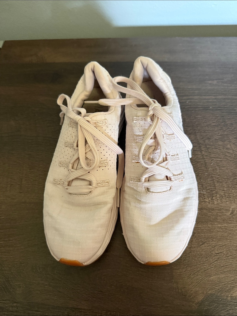 NOBULL Women's Light Blush Lace-Up Sneakers